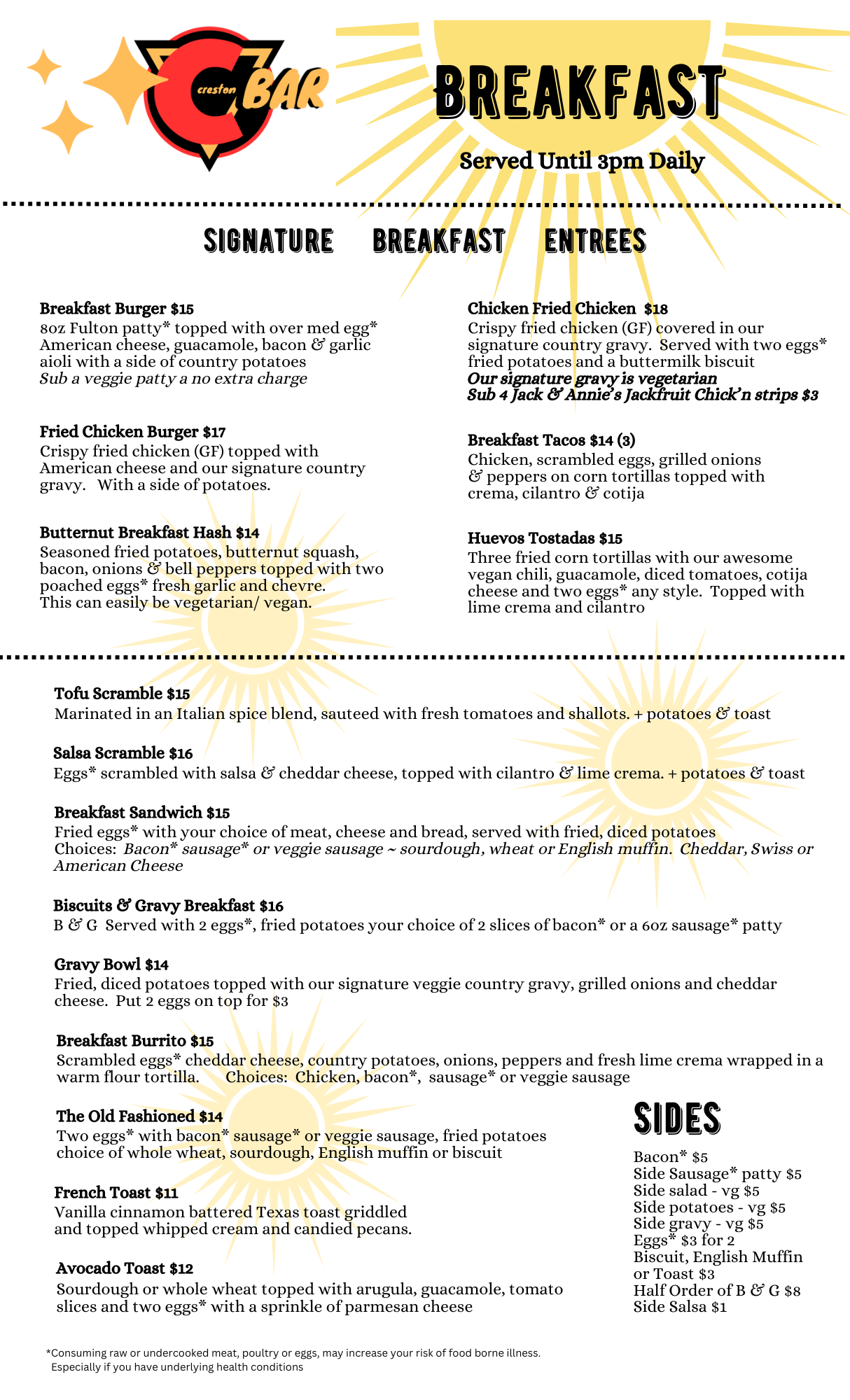 Breakfast – CBar PDX